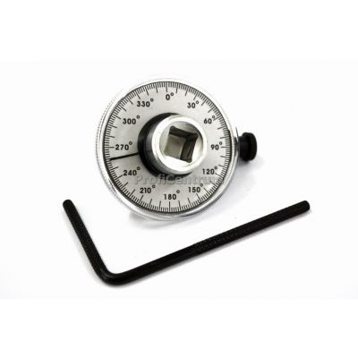 Drehwinkel Messgerät für 1/2'' Drehmomentschlüssel Gradmesser Messuhr  0-360° - ASTA - Drehmomentschlüssel Messgeräte 